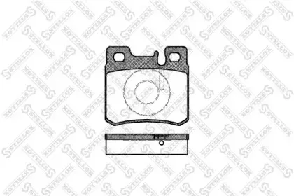 Комплект тормозных колодок, дисковый тормоз STELLOX купить